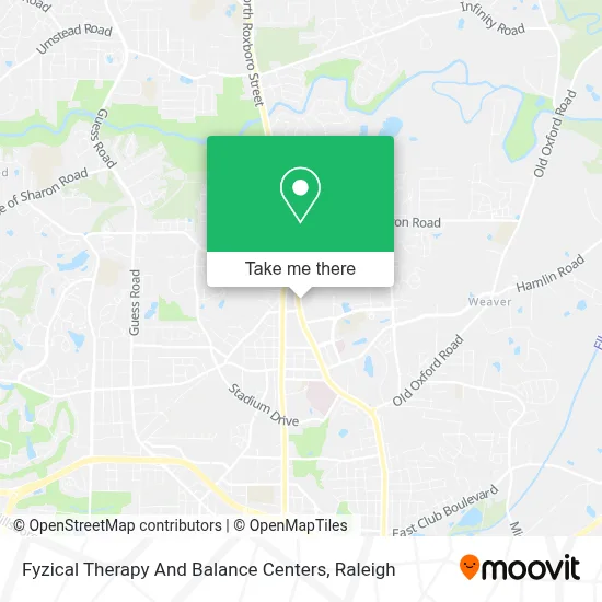 Fyzical Therapy And Balance Centers map