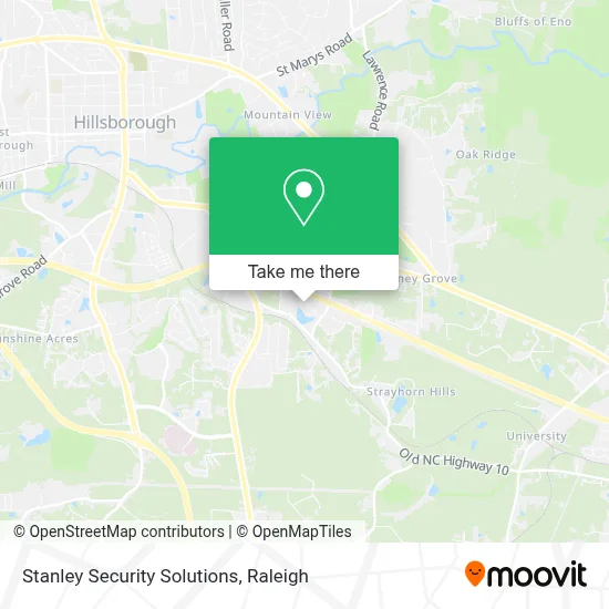 Stanley Security Solutions map