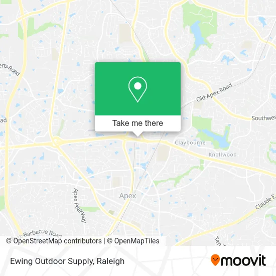 Ewing Outdoor Supply map