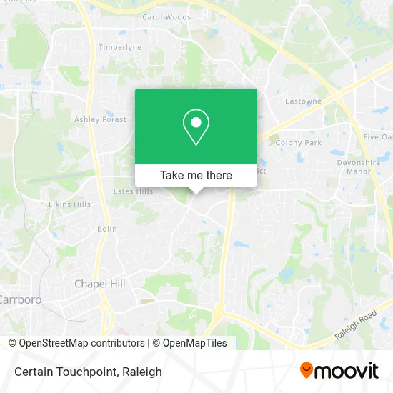 Certain Touchpoint map