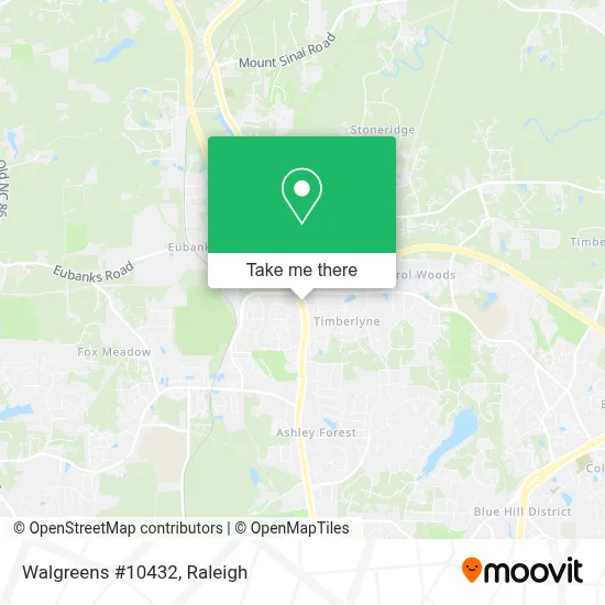 Walgreens #10432 map