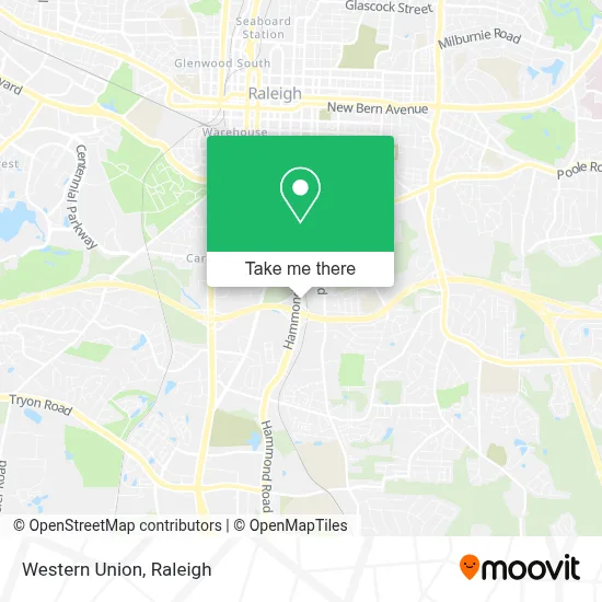 Western Union map