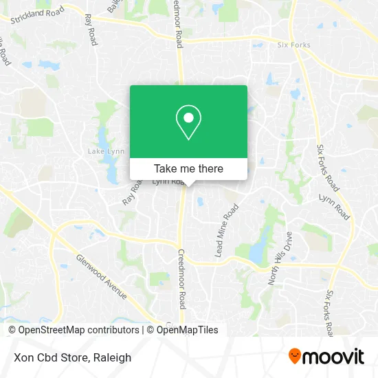 Xon Cbd Store map