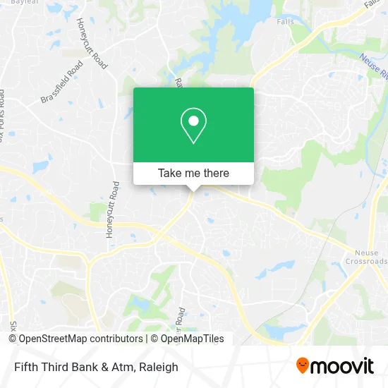Fifth Third Bank & Atm map