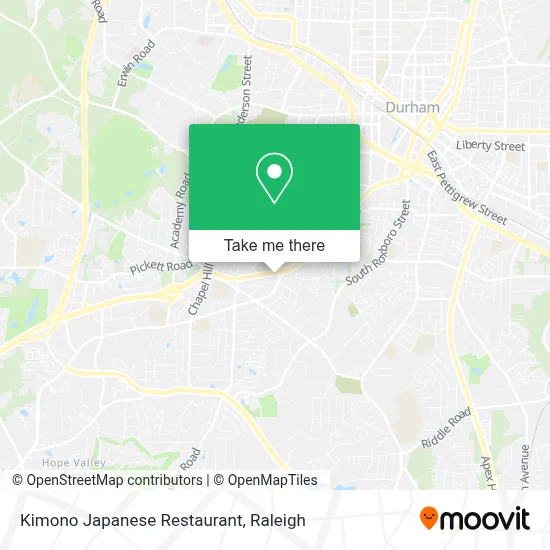Kimono Japanese Restaurant map