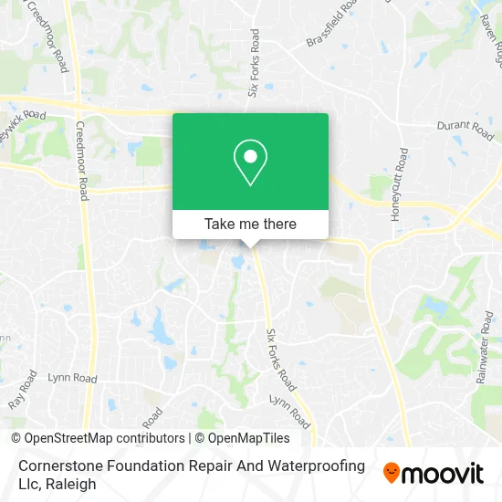 Cornerstone Foundation Repair And Waterproofing Llc map