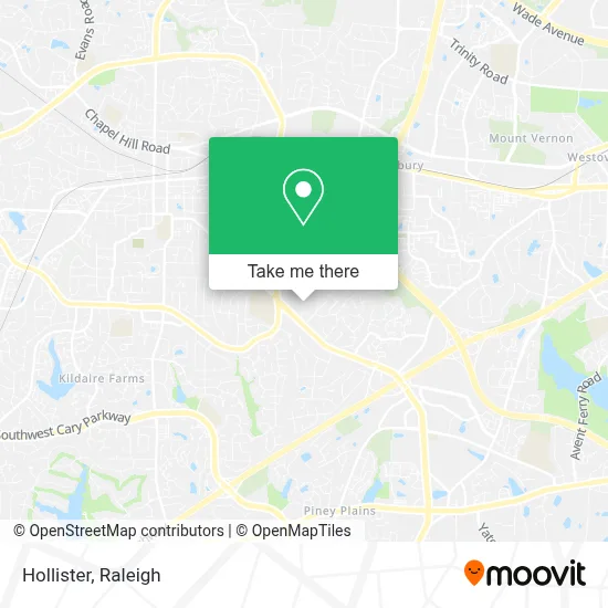 Hollister map