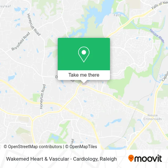 Wakemed Heart & Vascular - Cardiology map