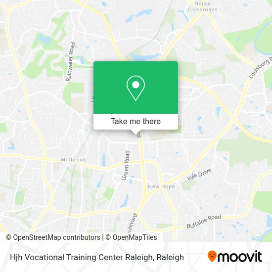 Hjh Vocational Training Center Raleigh map