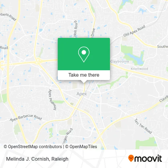 Melinda J. Cornish map