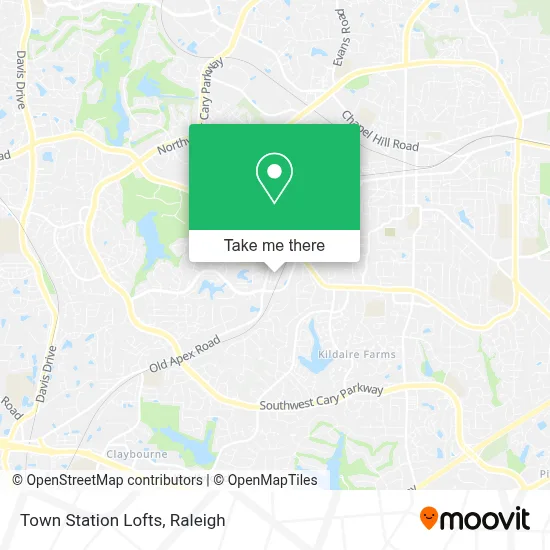 Town Station Lofts map