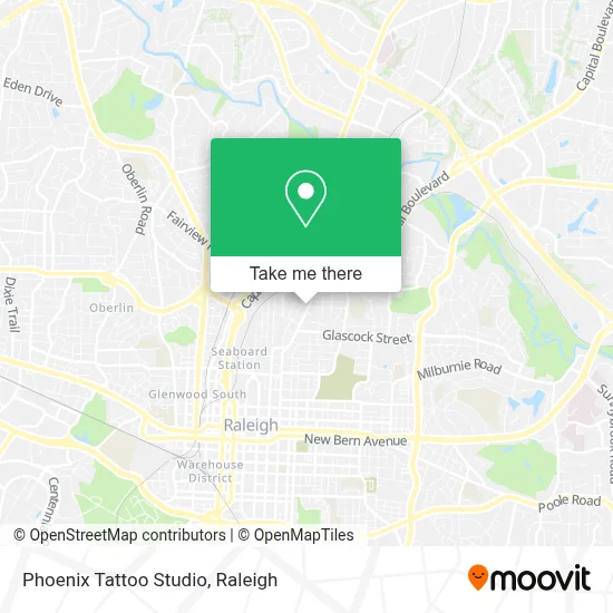 Phoenix Tattoo Studio map