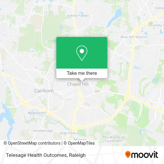 Telesage Health Outcomes map