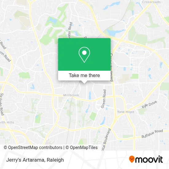 Jerry's Artarama map