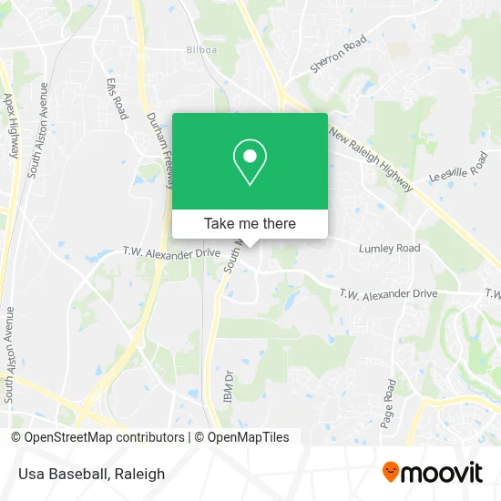 Usa Baseball map
