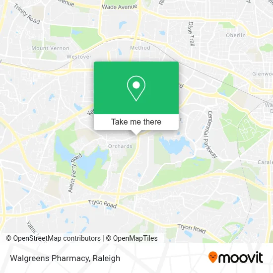 Walgreens Pharmacy map
