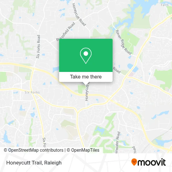 Honeycutt Trail map