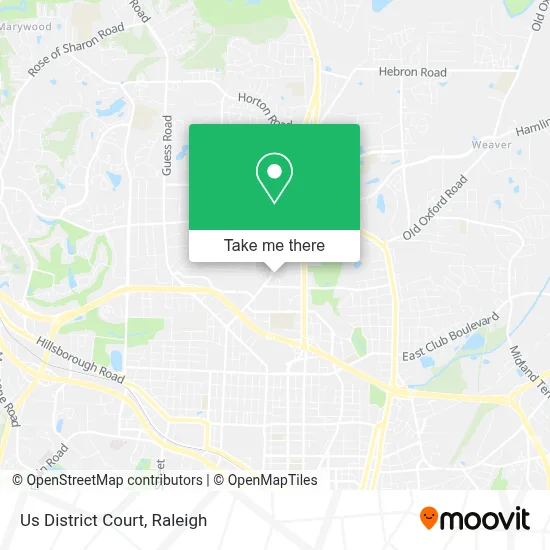 Us District Court map