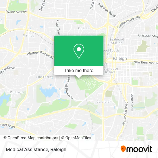 Medical Assistance map