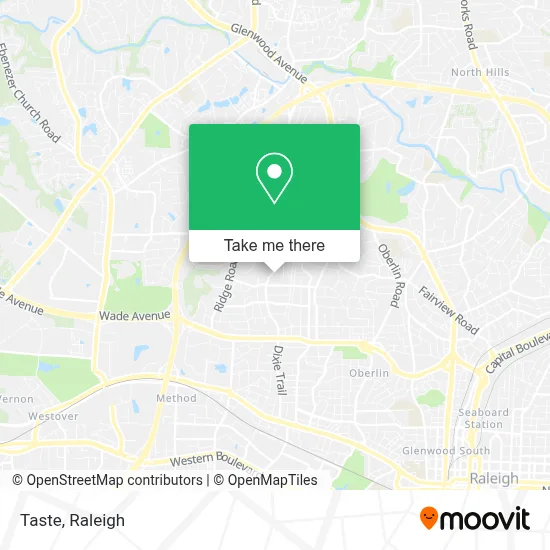 Taste map