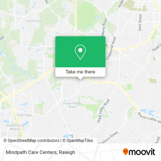 Mindpath Care Centers map