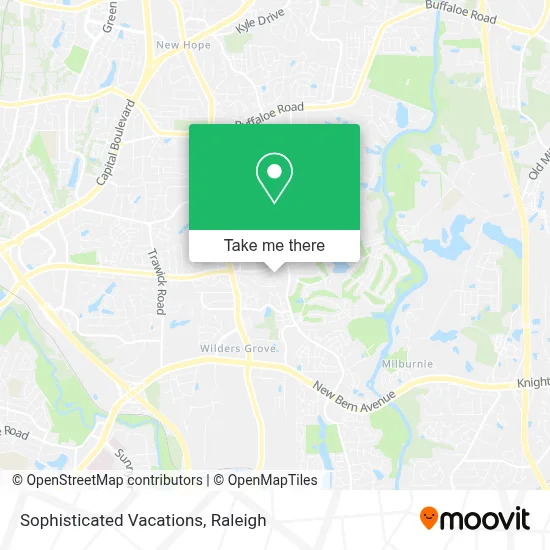 Sophisticated Vacations map