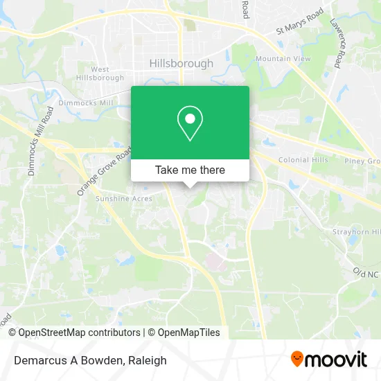 Demarcus A Bowden map
