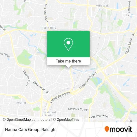 Hanna Cars Group map