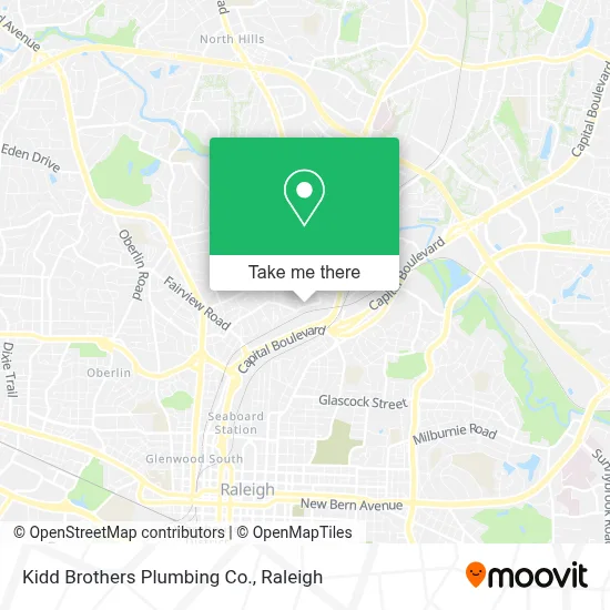 Kidd Brothers Plumbing Co. map