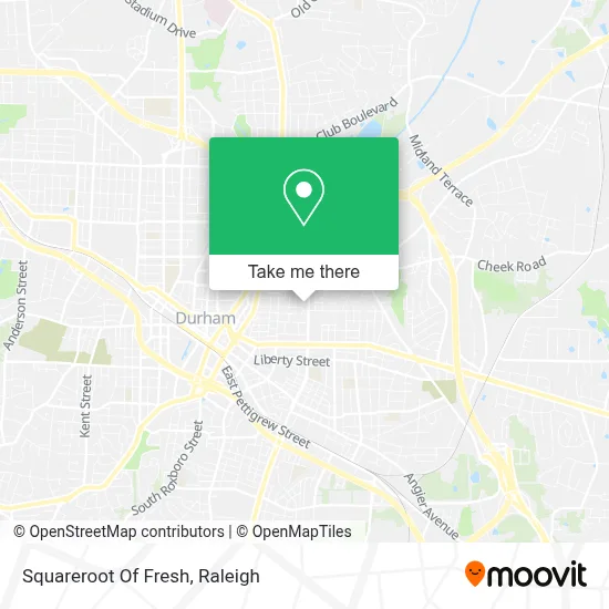 Squareroot Of Fresh map