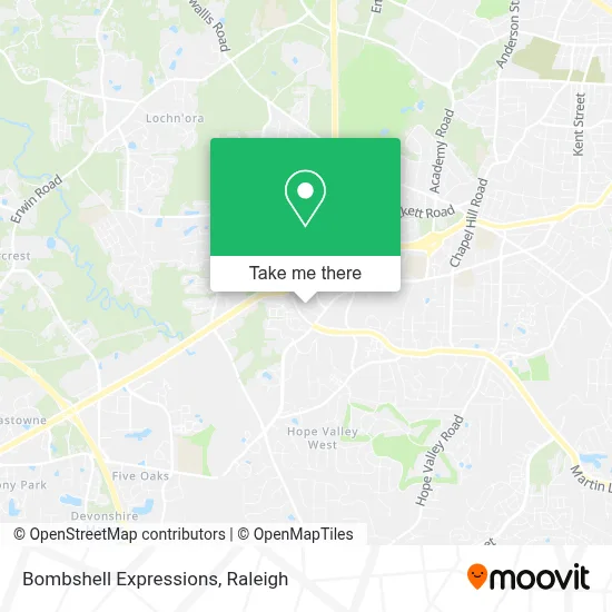 Bombshell Expressions map