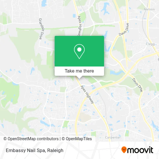 Mapa de Embassy Nail Spa