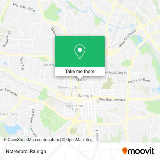 Nctreepro map