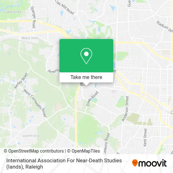 International Association For Near-Death Studies (Iands) map