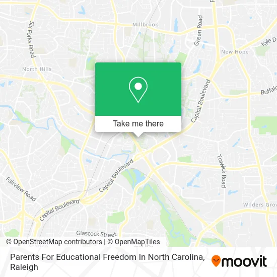 Parents For Educational Freedom In North Carolina map