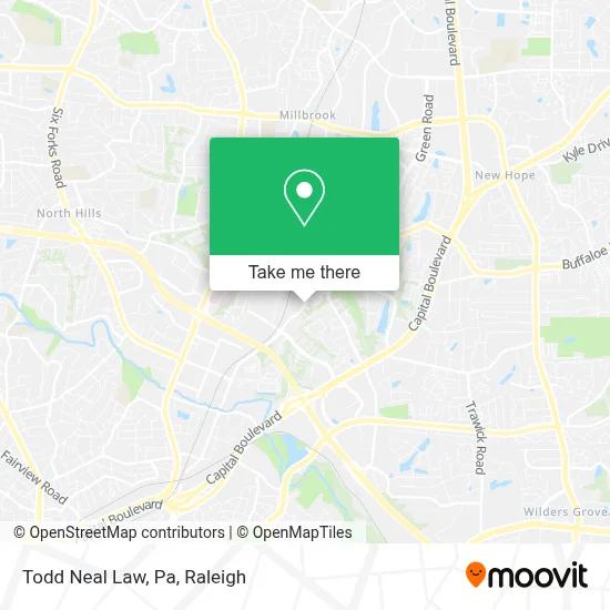 Todd Neal Law, Pa map
