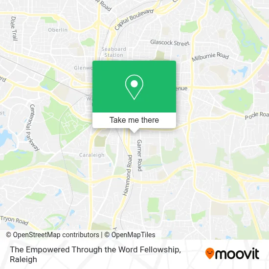 The Empowered Through the Word Fellowship map