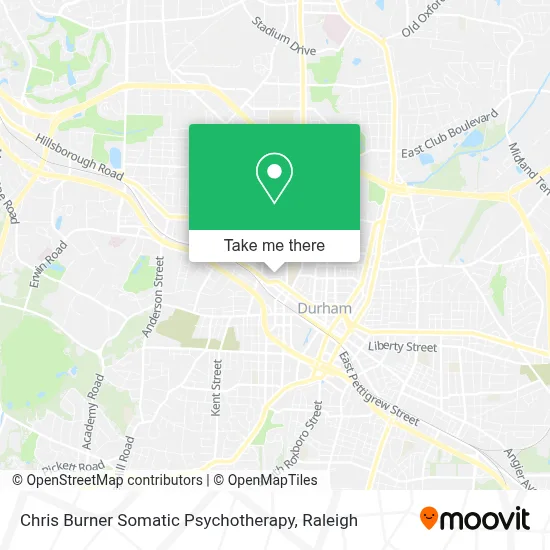 Chris Burner Somatic Psychotherapy map