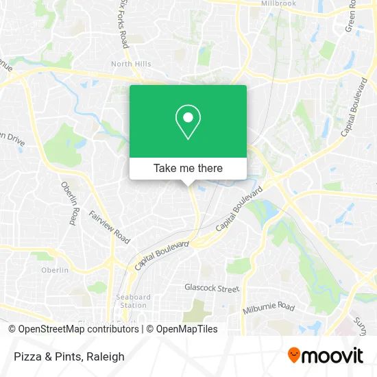 Pizza & Pints map