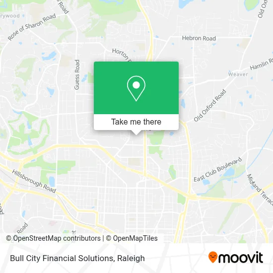 Bull City Financial Solutions map