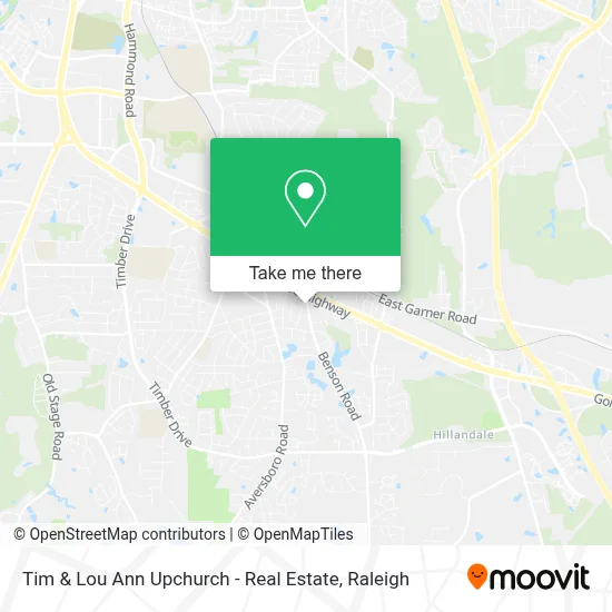 Tim & Lou Ann Upchurch - Real Estate map
