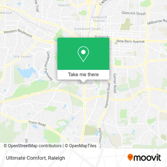 Ultimate Comfort map