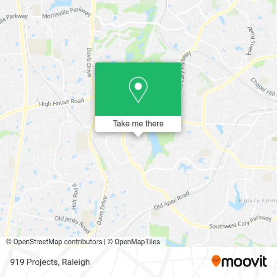 919 Projects map