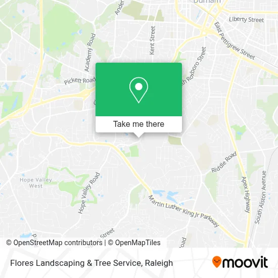 Flores Landscaping & Tree Service map