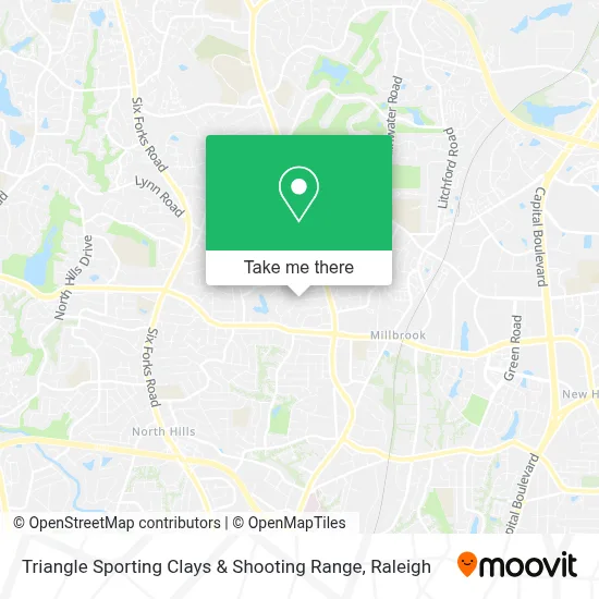Triangle Sporting Clays & Shooting Range map