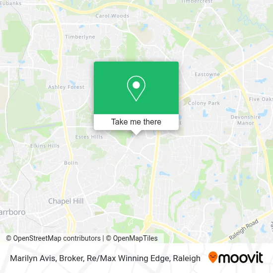 Marilyn Avis, Broker, Re / Max Winning Edge map