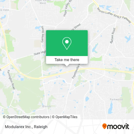 Modularex Inc. map