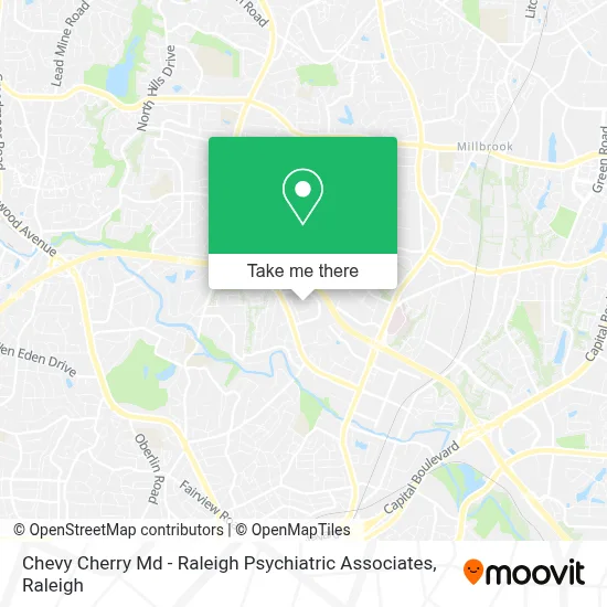 Chevy Cherry Md - Raleigh Psychiatric Associates map