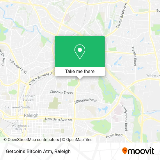 Getcoins Bitcoin Atm map