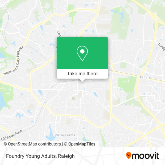 Foundry Young Adults map